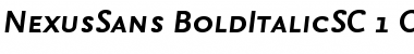 Download NexusSans-BoldItalicSC Font Download NexusSans-BoldItalicSC Font