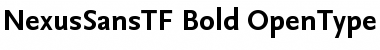Download NexusSansTF-Bold Font Download NexusSansTF-Bold Font