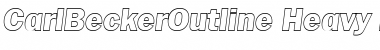 Download CarlBeckerOutline-Heavy Font Download CarlBeckerOutline-Heavy Font
