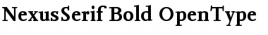 Download NexusSerif-Bold Font Download NexusSerif-Bold Font