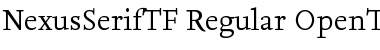 Download NexusSerifTF-Regular Font Download NexusSerifTF-Regular Font