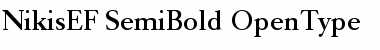 Download NikisEF-SemiBold Font Download NikisEF-SemiBold Font
