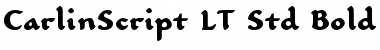 Download CarlinScript LT Std Bold Font Download CarlinScript LT Std Bold Font