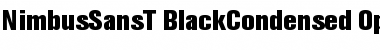Download NimbuSanTBlaCon Font Download NimbuSanTBlaCon Font