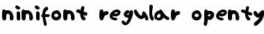 Download ninifont Font Download ninifont Font