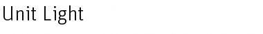 Download Unit-Light Font Download Unit-Light Font