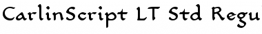 Download CarlinScript LT Std Regular Font Download CarlinScript LT Std Regular Font