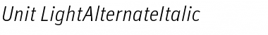 Download Unit-LightAlternateItalic Font Download Unit-LightAlternateItalic Font