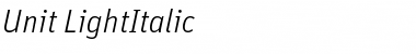Download Unit-LightItalic Font Download Unit-LightItalic Font