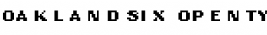 Download OaklandSix Font Download OaklandSix Font