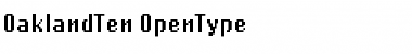 Download OaklandTen Font Download OaklandTen Font