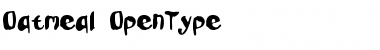 Download Oatmeal Font Download Oatmeal Font