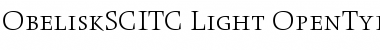 Download Obelisk SC ITC Font Download Obelisk SC ITC Font