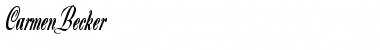 Download CarmenBecker Font Download CarmenBecker Font