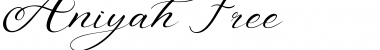 Download Aniyah Font Download Aniyah Font