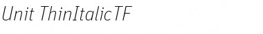 Download Unit-ThinItalicTF Font Download Unit-ThinItalicTF Font