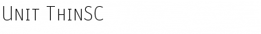Download Unit-ThinSC Font Download Unit-ThinSC Font