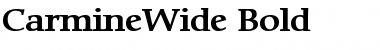 Download CarmineWide Font Download CarmineWide Font