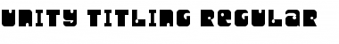 Download Unity Titling Font Download Unity Titling Font