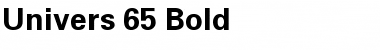 Download Univers 65 Bold Font Download Univers 65 Bold Font