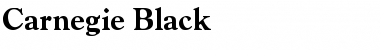 Download Carnegie Black Font Download Carnegie Black Font
