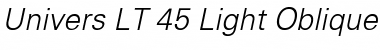 Download Univers LT 45 Light Font Download Univers LT 45 Light Font