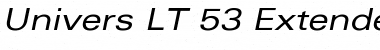 Download Univers LT 53 Extended Font Download Univers LT 53 Extended Font