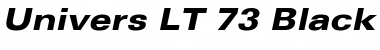 Download Univers LT 73 BlackExtended Font Download Univers LT 73 BlackExtended Font