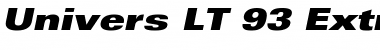 Download Univers LT 93 ExtraBlackEx Font Download Univers LT 93 ExtraBlackEx Font