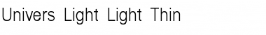Download Univers-Light-Light Thin Font Download Univers-Light-Light Thin Font