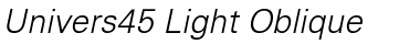 Download Univers45-Light Font Download Univers45-Light Font