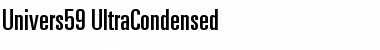 Download Univers59-UltraCondensed Font Download Univers59-UltraCondensed Font