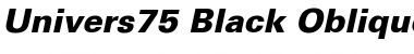 Download Univers75-Black Font Download Univers75-Black Font