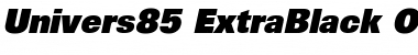 Download Univers85-ExtraBlack Font Download Univers85-ExtraBlack Font