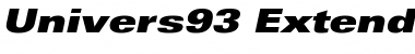 Download Univers93-ExtendedExtraBlack Font Download Univers93-ExtendedExtraBlack Font