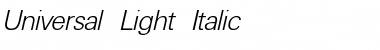 Download Universal Light Font Download Universal Light Font