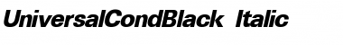 Download UniversalCondBlack Font Download UniversalCondBlack Font