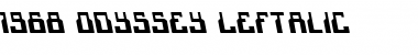 Download 1968 Odyssey Leftalic Font Download 1968 Odyssey Leftalic Font