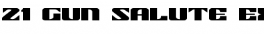 Download 21 Gun Salute Expanded Font Download 21 Gun Salute Expanded Font