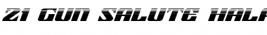 Download 21 Gun Salute Halftone Italic Font Download 21 Gun Salute Halftone Italic Font