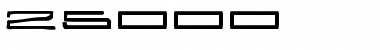 Download 25000 Font Download 25000 Font