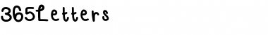 Download 365Letters Font Download 365Letters Font