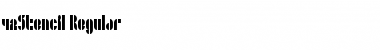 Download 42Stencil Font Download 42Stencil Font