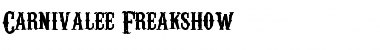 Download Carnivalee Freakshow Font Download Carnivalee Freakshow Font