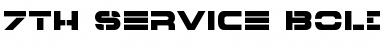 Download 7th Service Bold Font Download 7th Service Bold Font