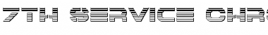 Download 7th Service Chrome Font Download 7th Service Chrome Font