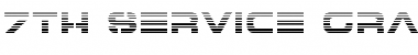 Download 7th Service Gradient Font Download 7th Service Gradient Font
