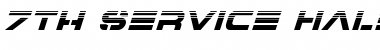 Download 7th Service Halftone Italic Font Download 7th Service Halftone Italic Font