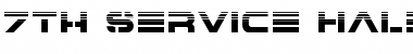 Download 7th Service Halftone Font Download 7th Service Halftone Font