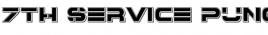 Download 7th Service Punch Font Download 7th Service Punch Font